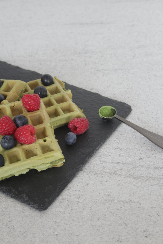 Moments Breakfast - Matcha Waffles