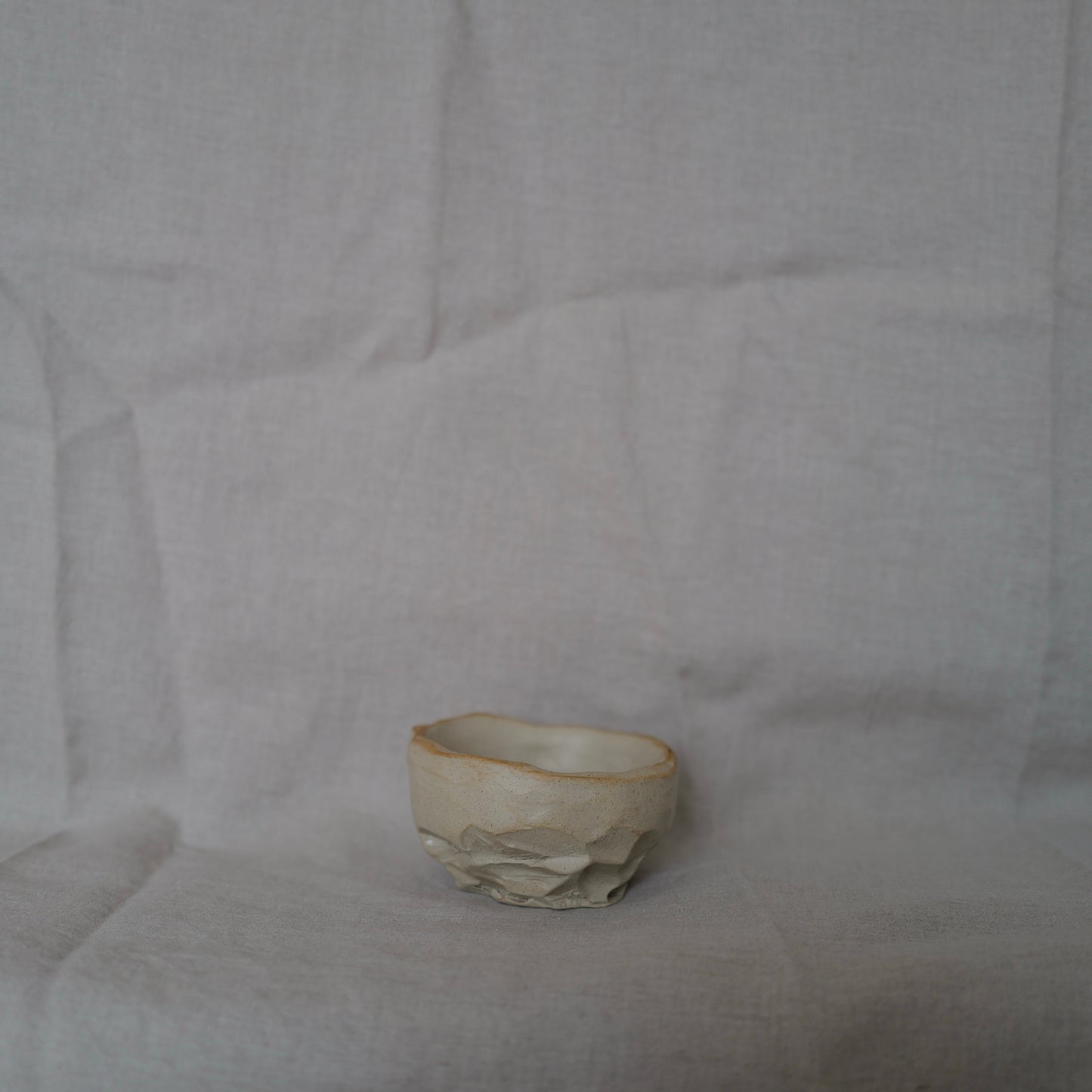 Unglazed Carved Bowl