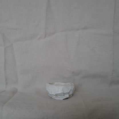 White Carved Bowl I