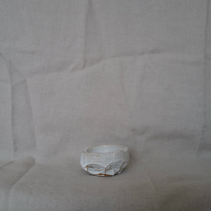 White Carved Bowl I