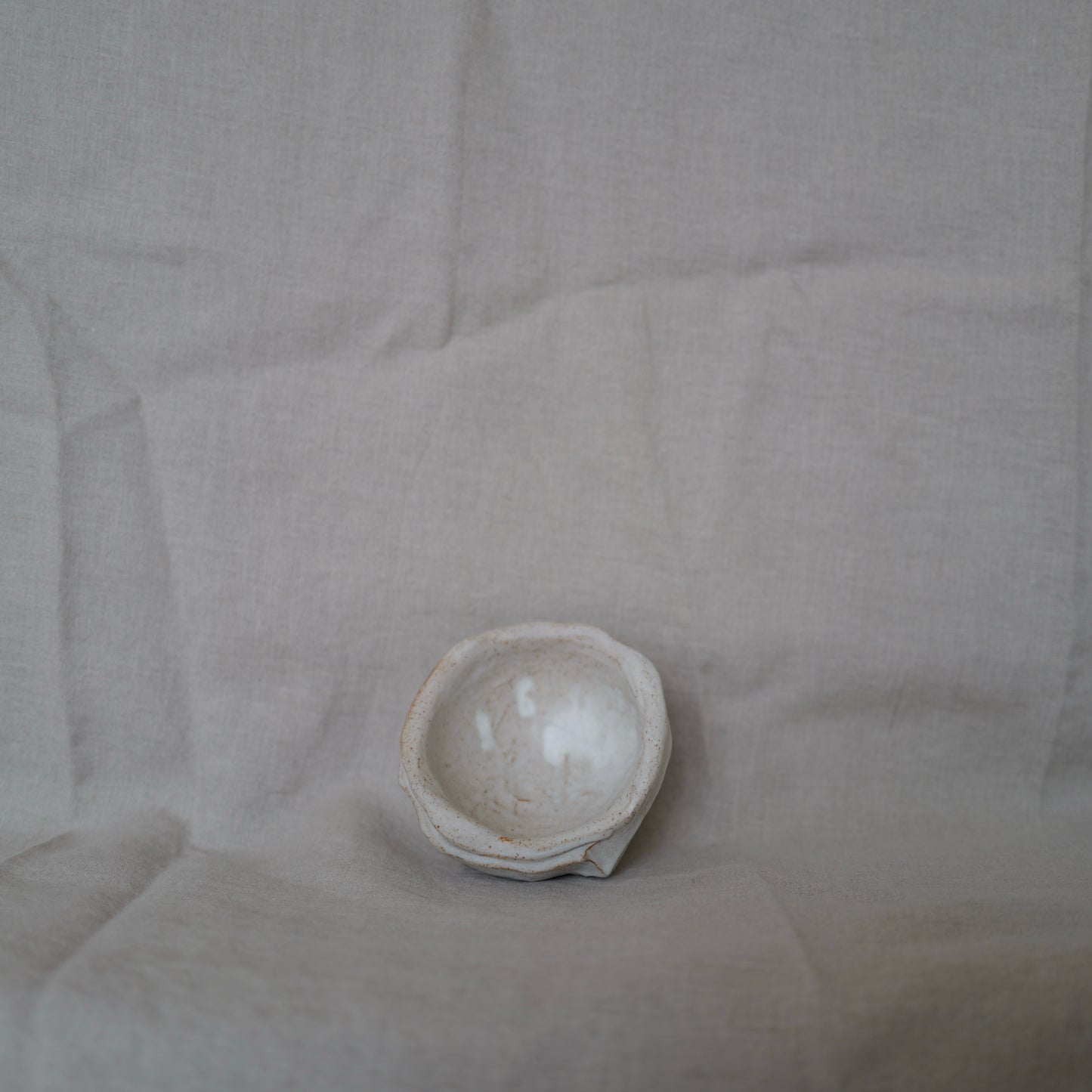 White Carved Bowl II