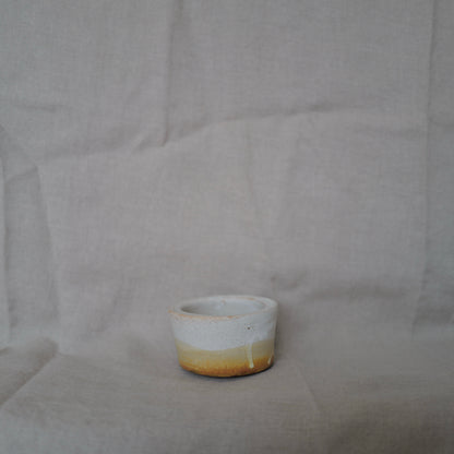 Yellow & White Bowl I