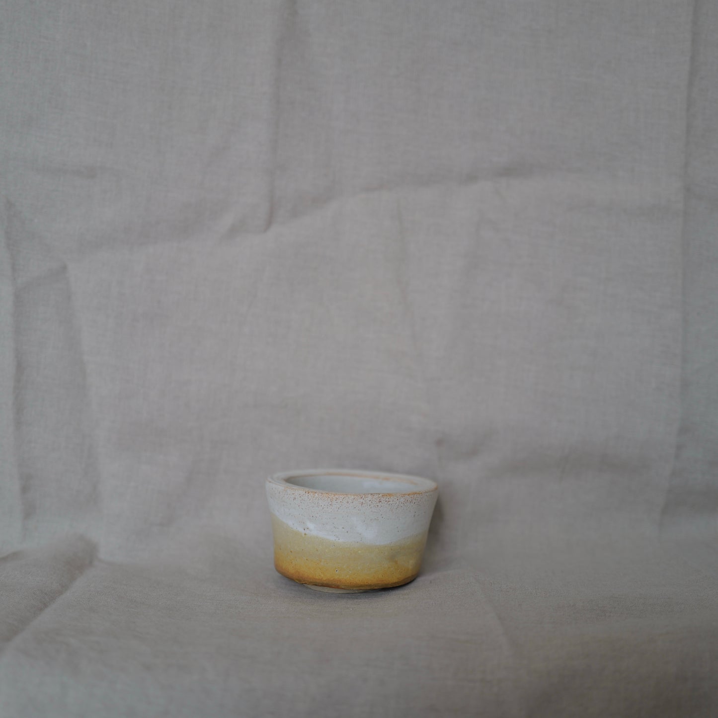 Yellow & White Bowl I