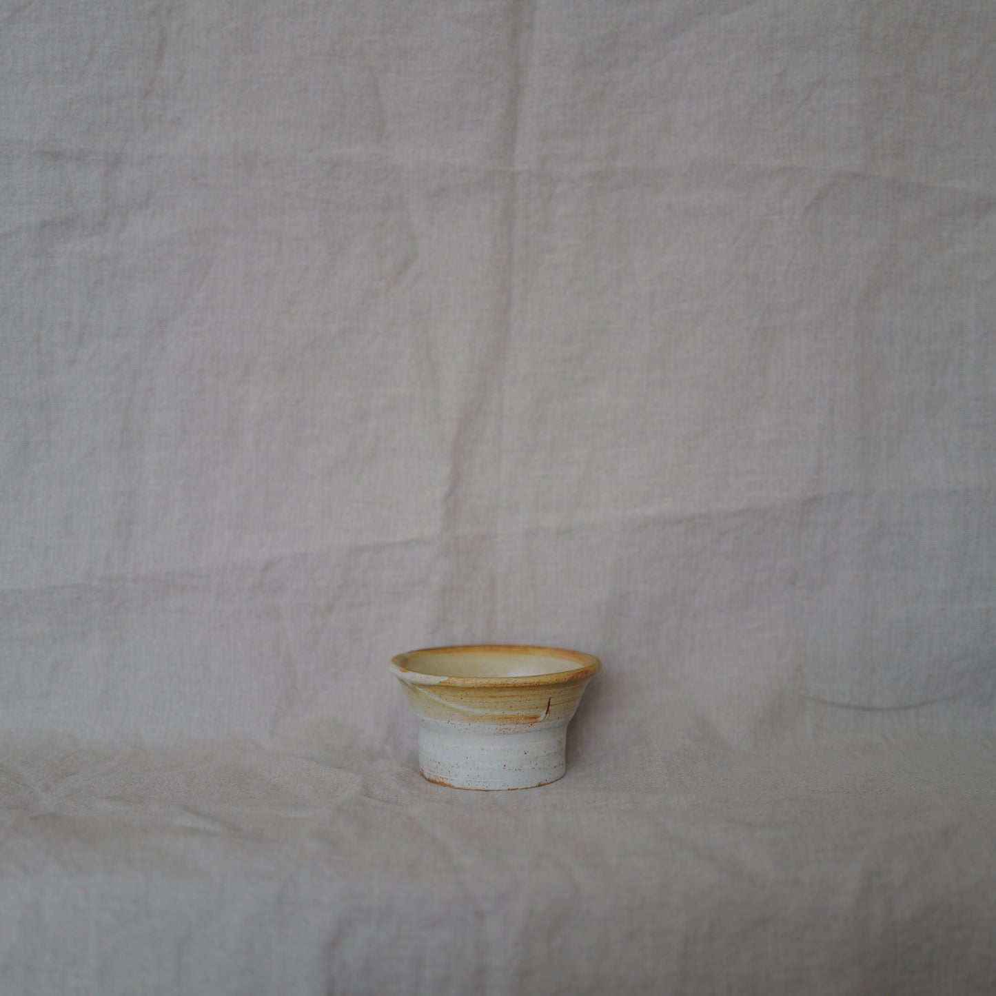 Yellow & White Bowl II