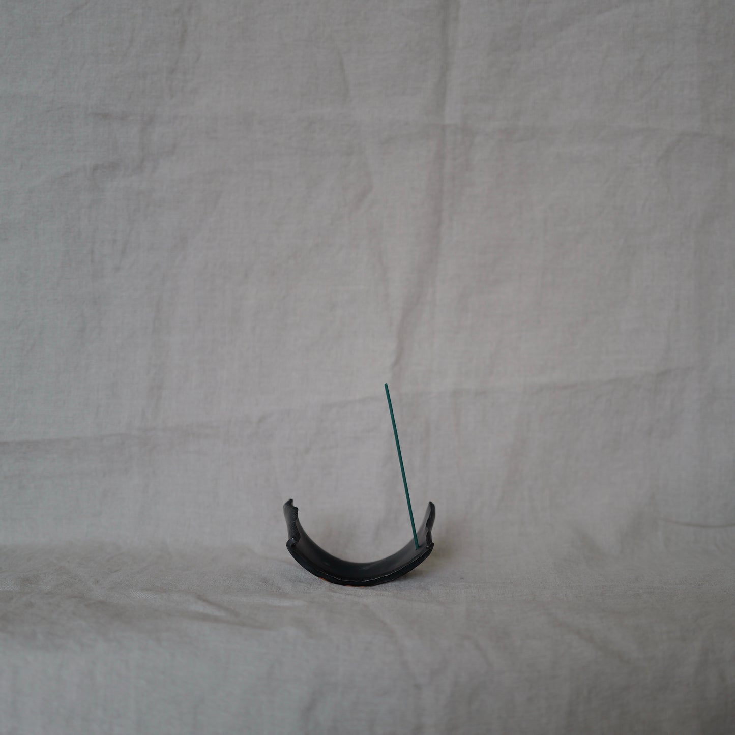 Curved Black Incense Holder II